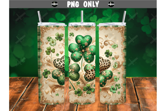 Download St Patricks Day Animal Print Clovers PNG - Print Collection
