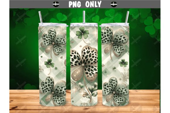 Download St Patricks Day Animal Print Clovers PNG - Print Collection