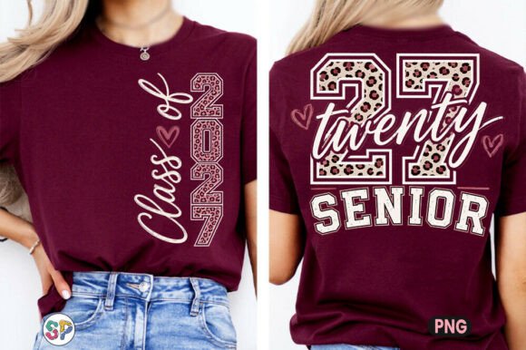 Download Class of 2027 Senior Leopard Print Shirt - Print Collection