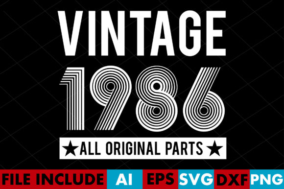 Download Vintage 1986 All Original Parts - 1986 Collection