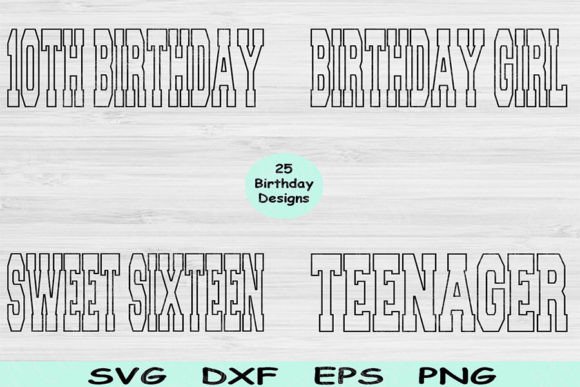 Download Block Birthday Svg Cut Files for Cricut - Cut files Collection