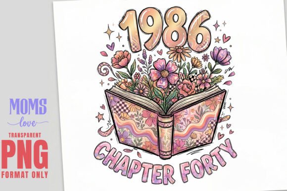 Download 1986 Chapter Forty Book PNG Sublimation - 1986 Collection
