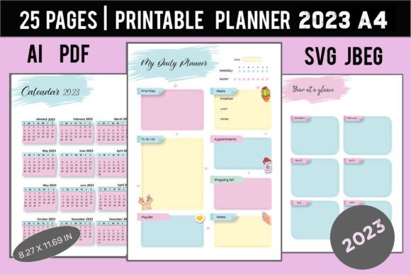 Download Printable Planner 2023 - Print Collection